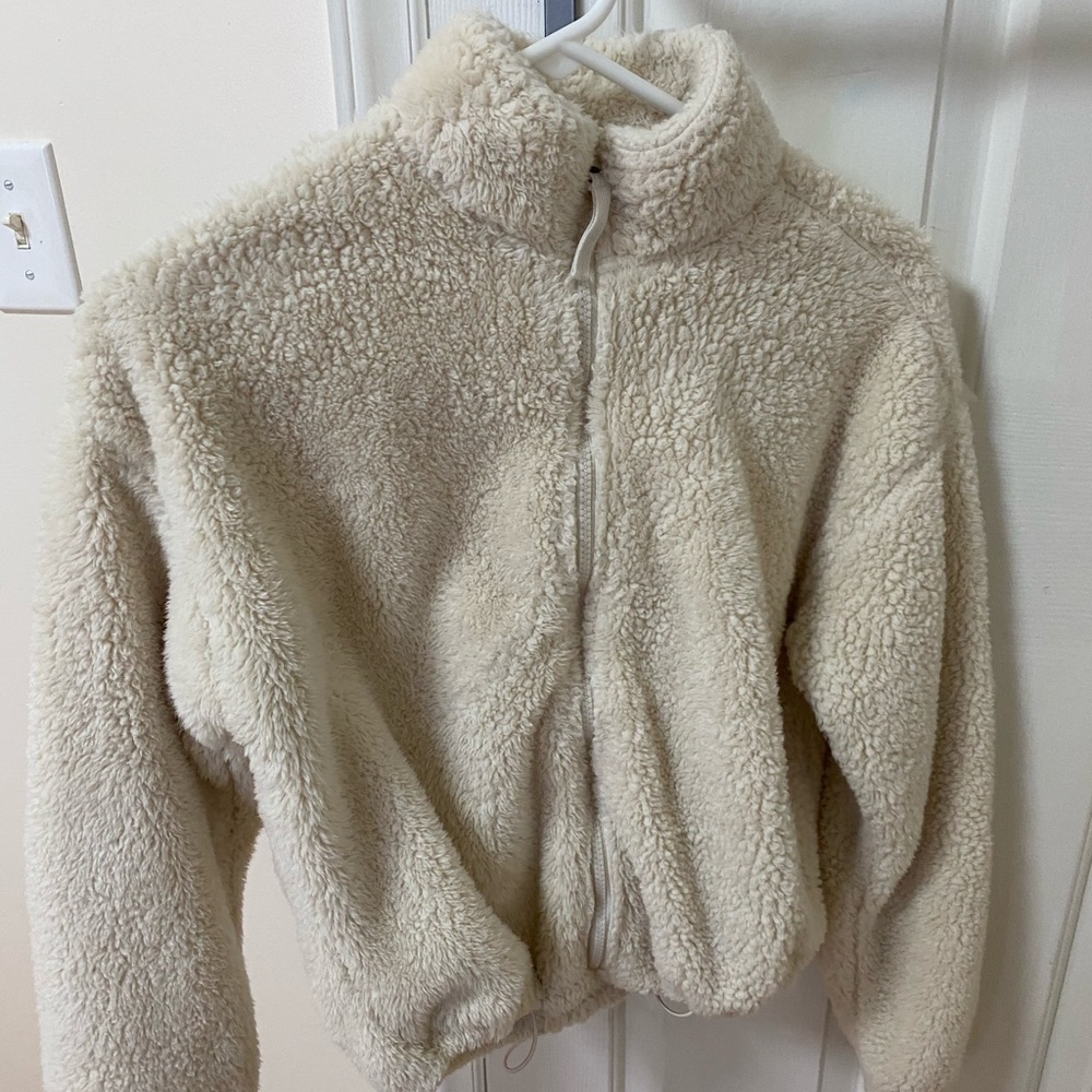 Cropped Sherpa Jacket